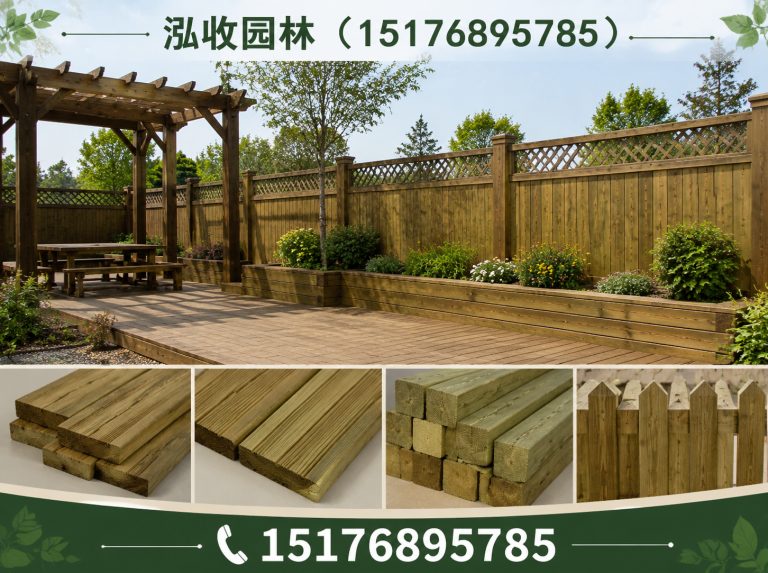 菏泽防腐木展示图